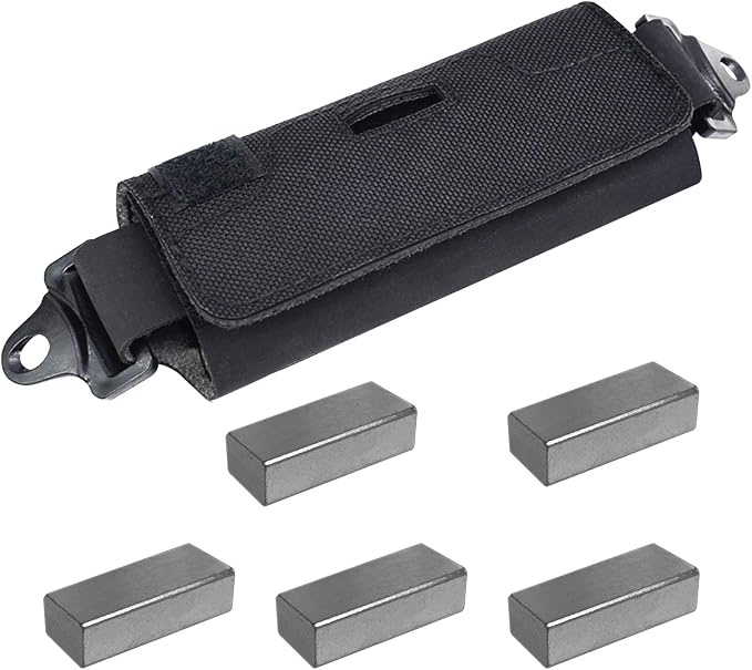 ACTIONUNION Airsoft Helmet Counterweight Pouch with 5 Weights for NVG