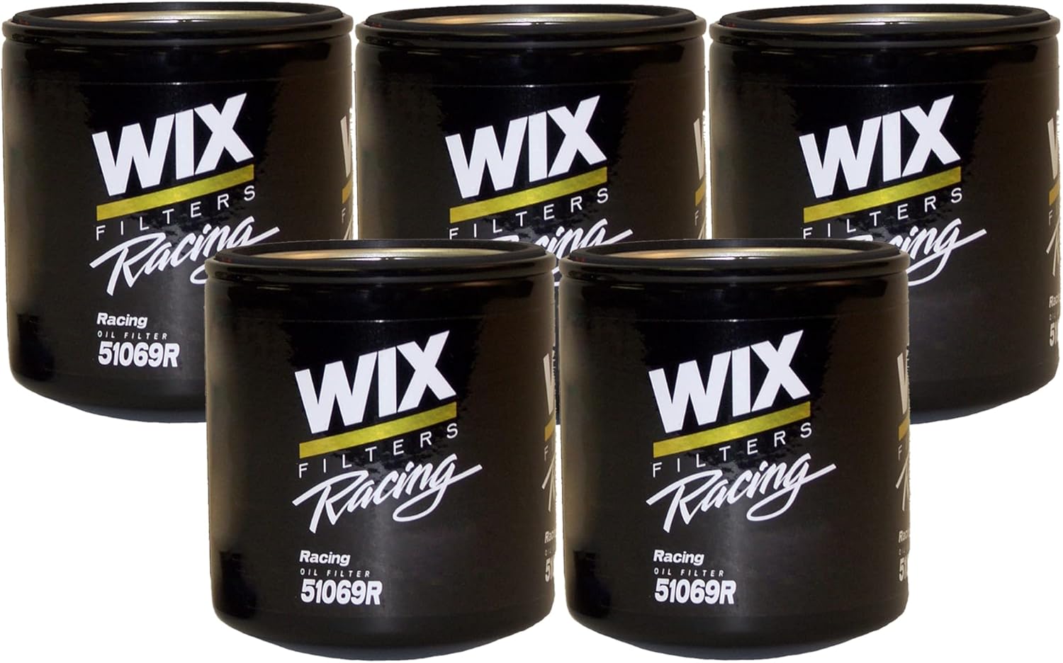 Racing Set of 5 Engine Motor Oil Filters For Buick Cadillac Checker Chevrolet GMC Oldsmobile Pontiac Studebaker Naturally Aspirated