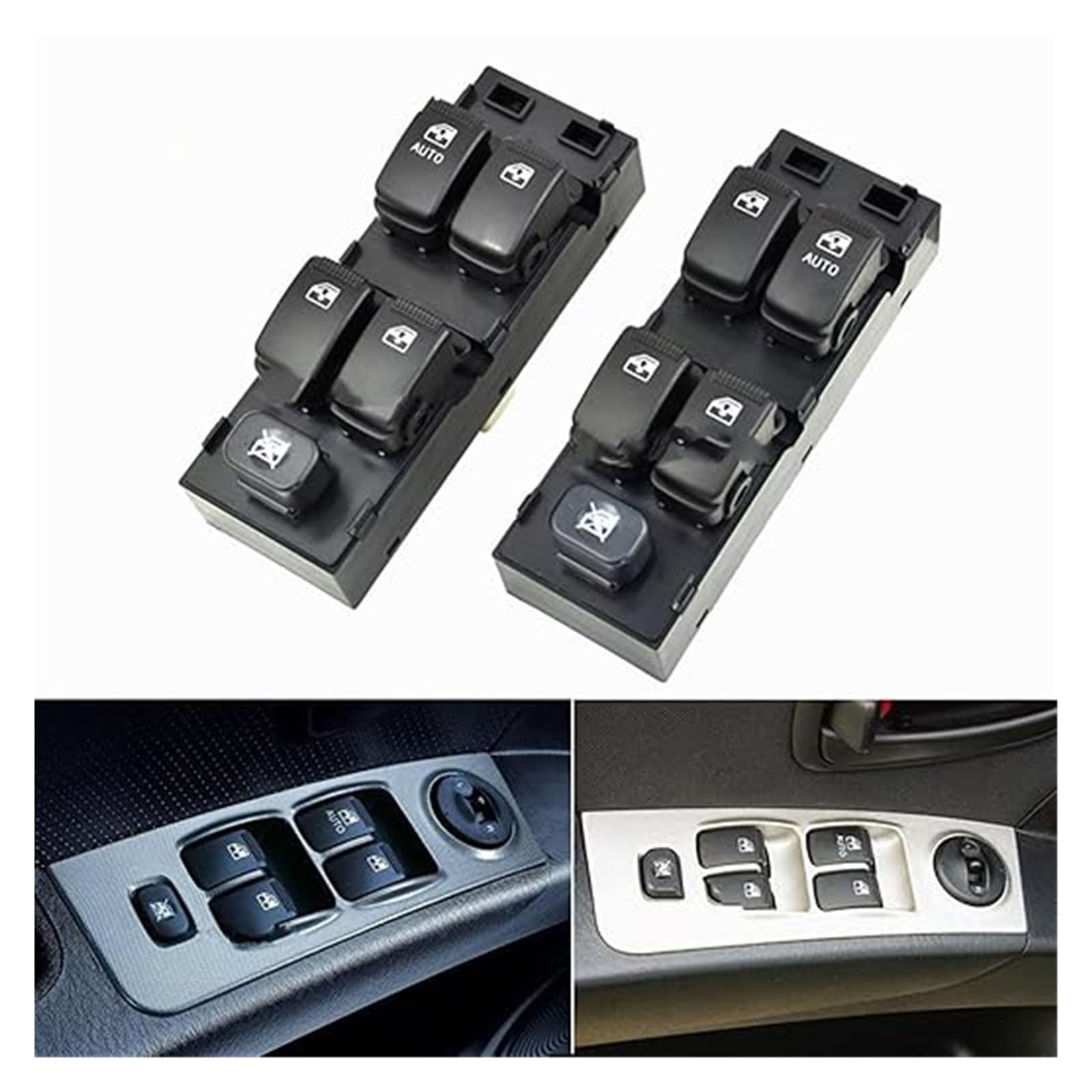 Interruptor de Control de Ventanas para Hyundai Matrix Getz 2003-2011 Panel de Control de Ventanas 93570-1C110 Interruptores de botón pulsador