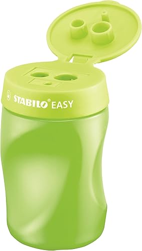 Miniatura 2 de Afilador ergonómico de contenedores - STABILO EASYsharpener - 3 en 1 - Diestro - Verde
