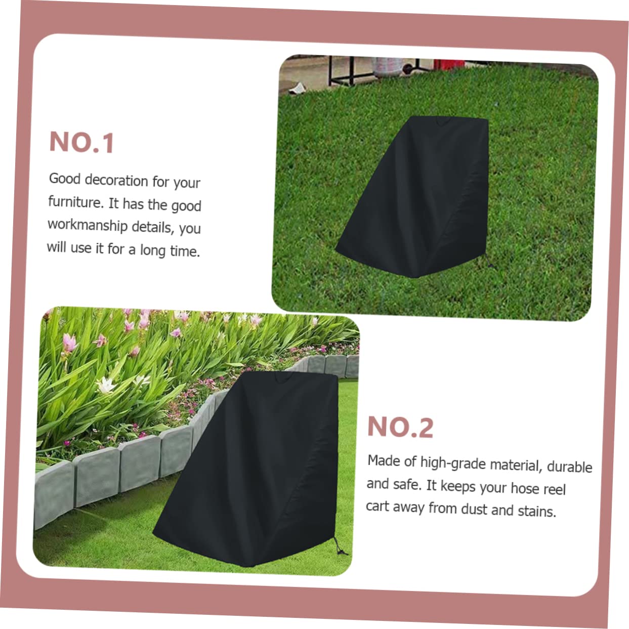 Support De Tuyau D'arrosage Enrouleur De Tuyau Rétractable 30 + 2 M-100