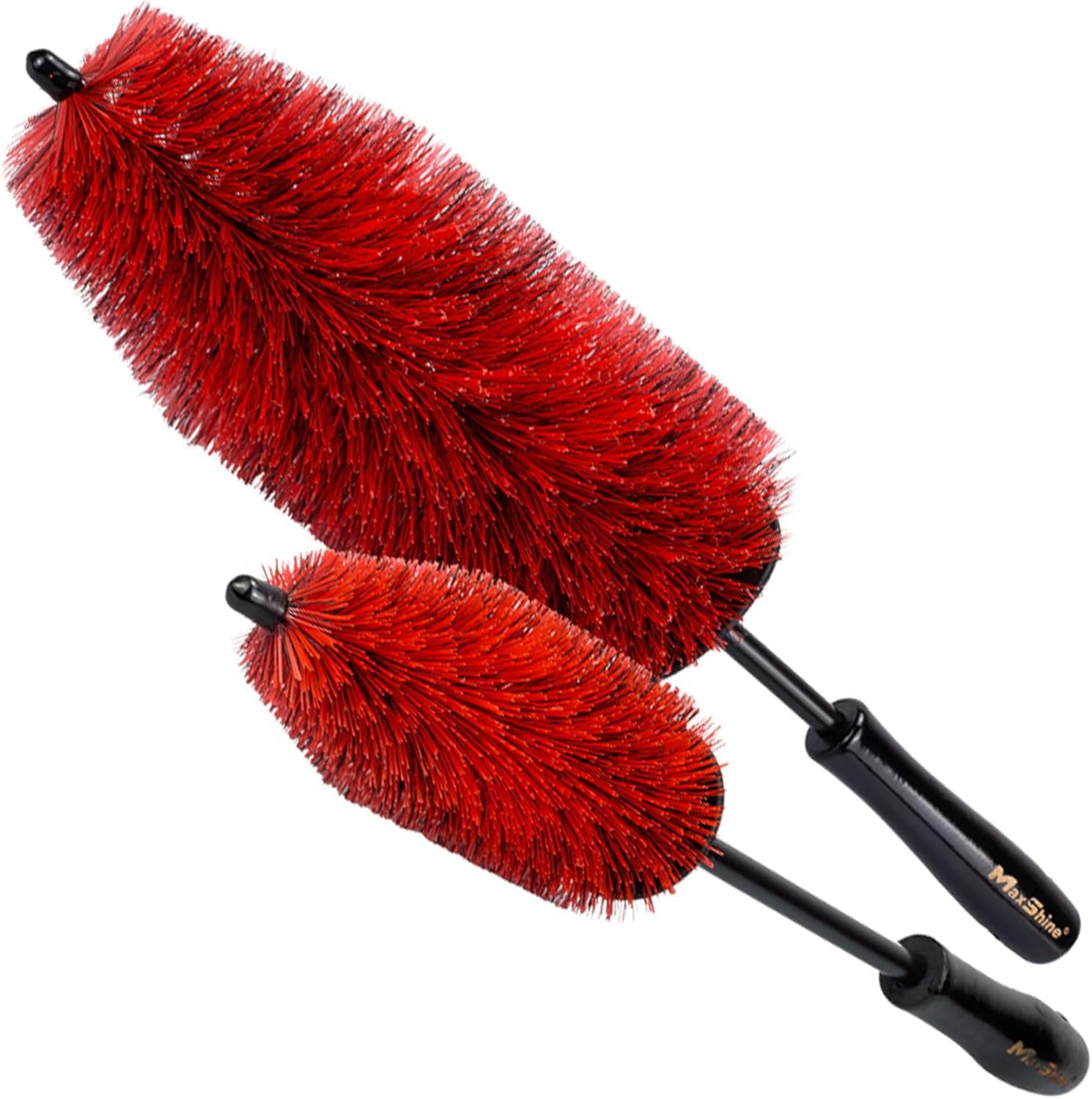Brosse de Nettoyage Jantes Maxshine 30cm 7011012 pour entretien auto et lavage roues