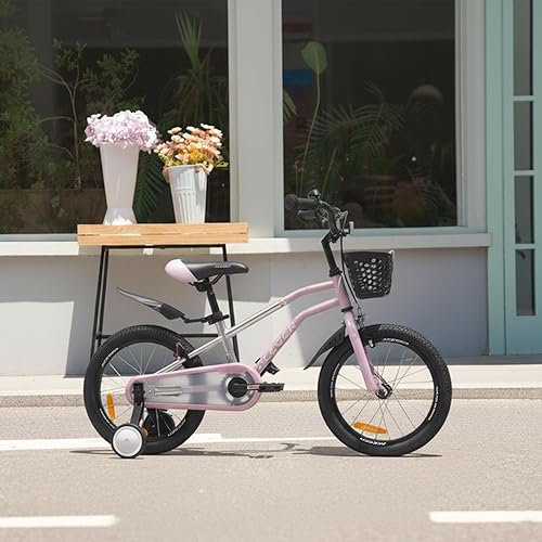 Miniatura 6 de ACEGER Bicicleta para niños de 2 a 10 años, estilo BMX, para niños y niñas de 2 a 10 años, bicicleta para niños de 12, 14 y 16 pulgadas, con ruedas