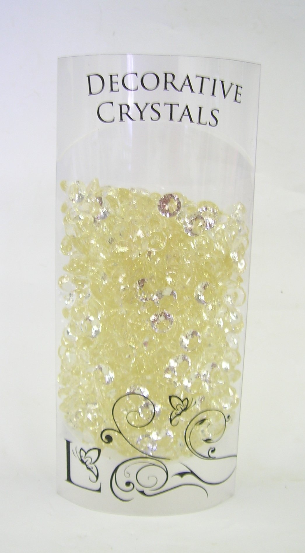 Lotus ImportsAcrylic Decorative Diamond Crystals- Champagne- 1cm