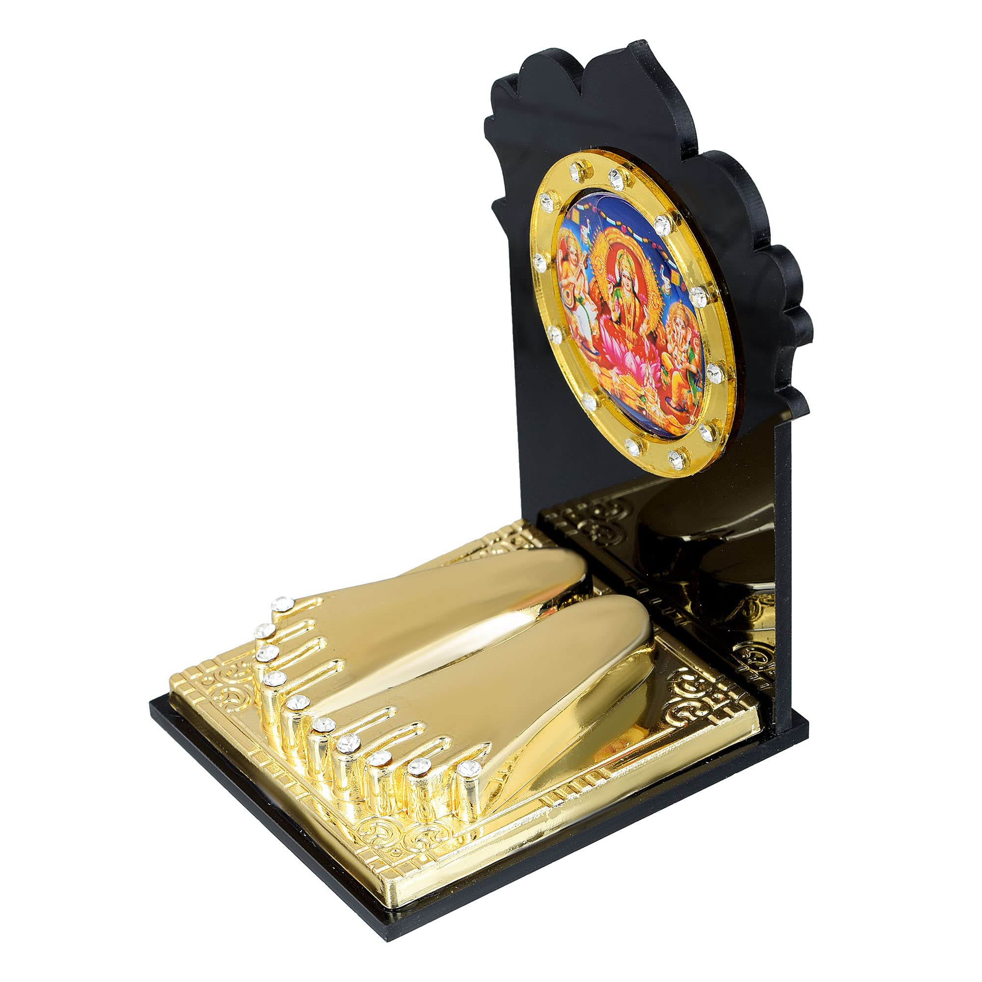 Memoir Acrylic Lakshmi Ganesh Home Decor Stand Diwali puja Item Car Dashboard (STKL7762)