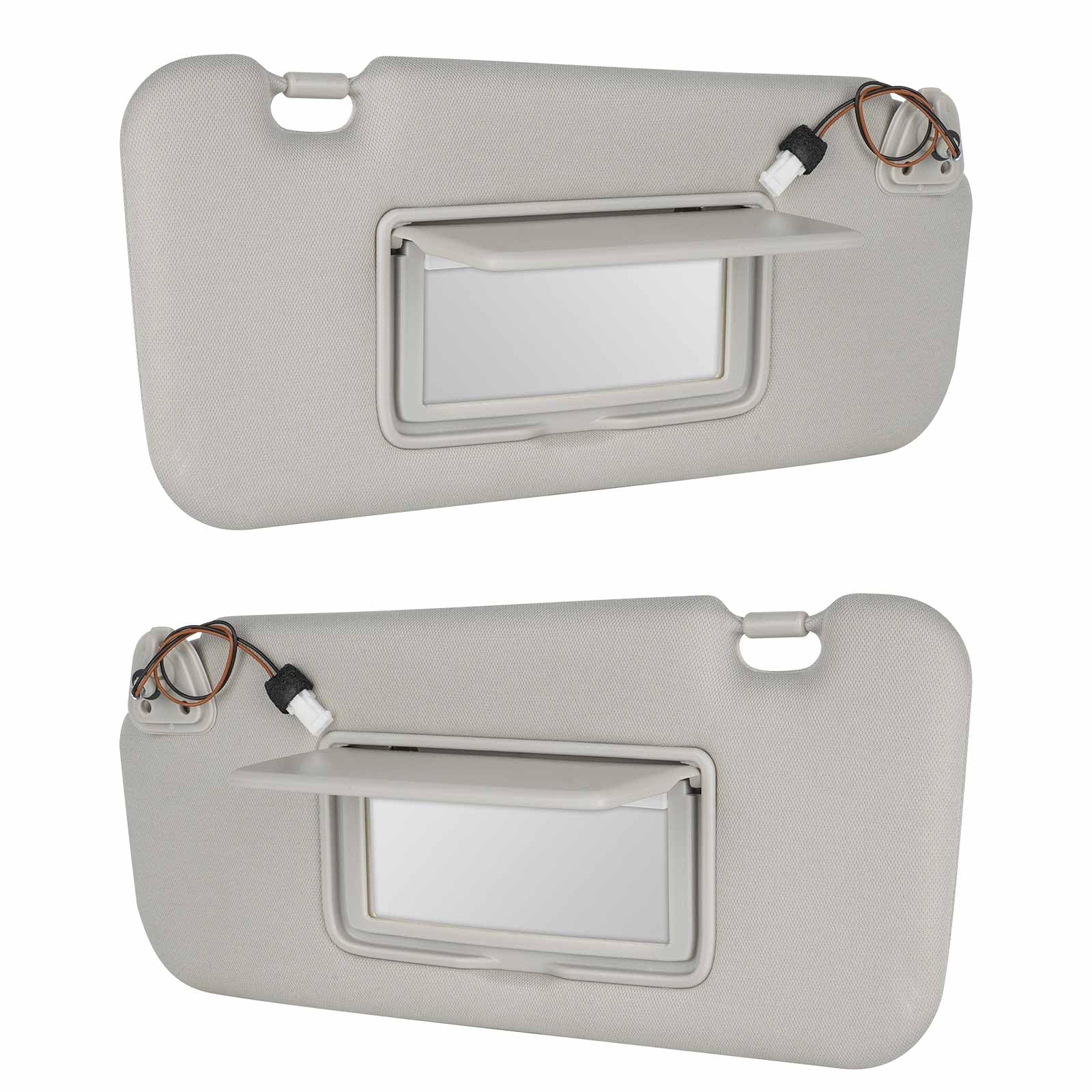 YOUXMOTO Grey Sun Visor for Nissan Murano 2009 2010 2011 2012 2013 2014, Left Driver and Right Passenger Side, Replaces# 96401-1AA1B 96400-1AA1B, with