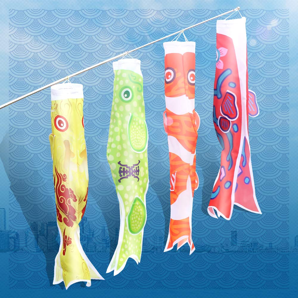 Amazon.co.jp: 鯉のぼり こいのぼり 50cm 四色吹流し組 こどもの日
