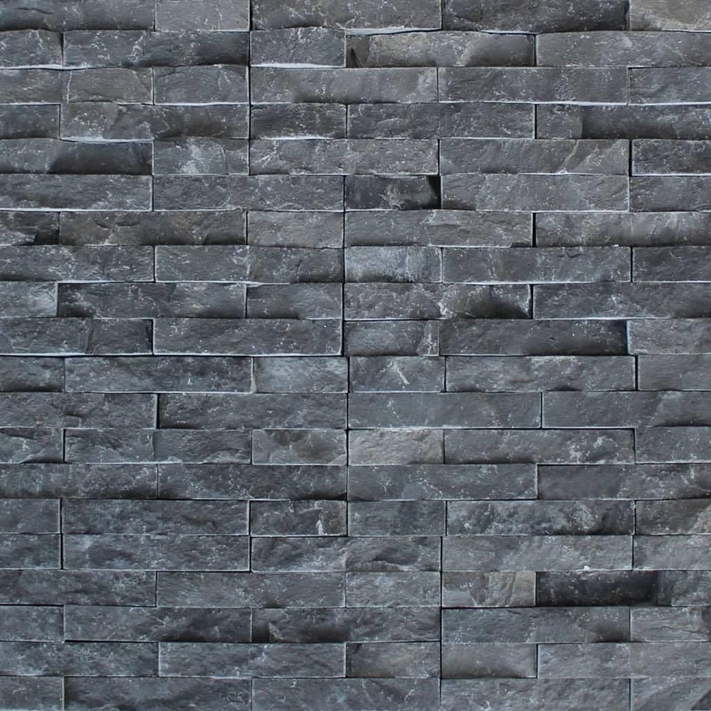 Wall Cladding Panels 5 pcs Marble Black 5.4 ft² Hardware,Building Materials,Siding Black 51.15 LBS