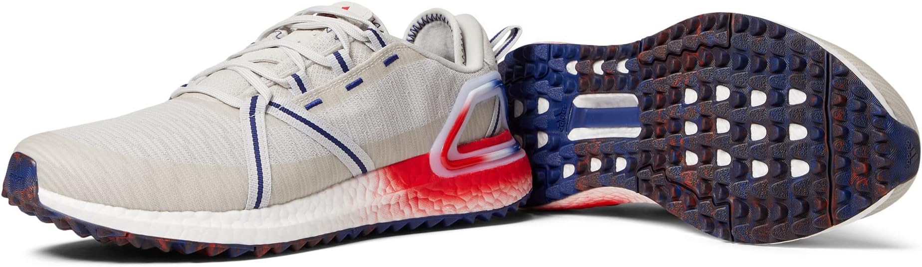 adidas red white blue golf shoes