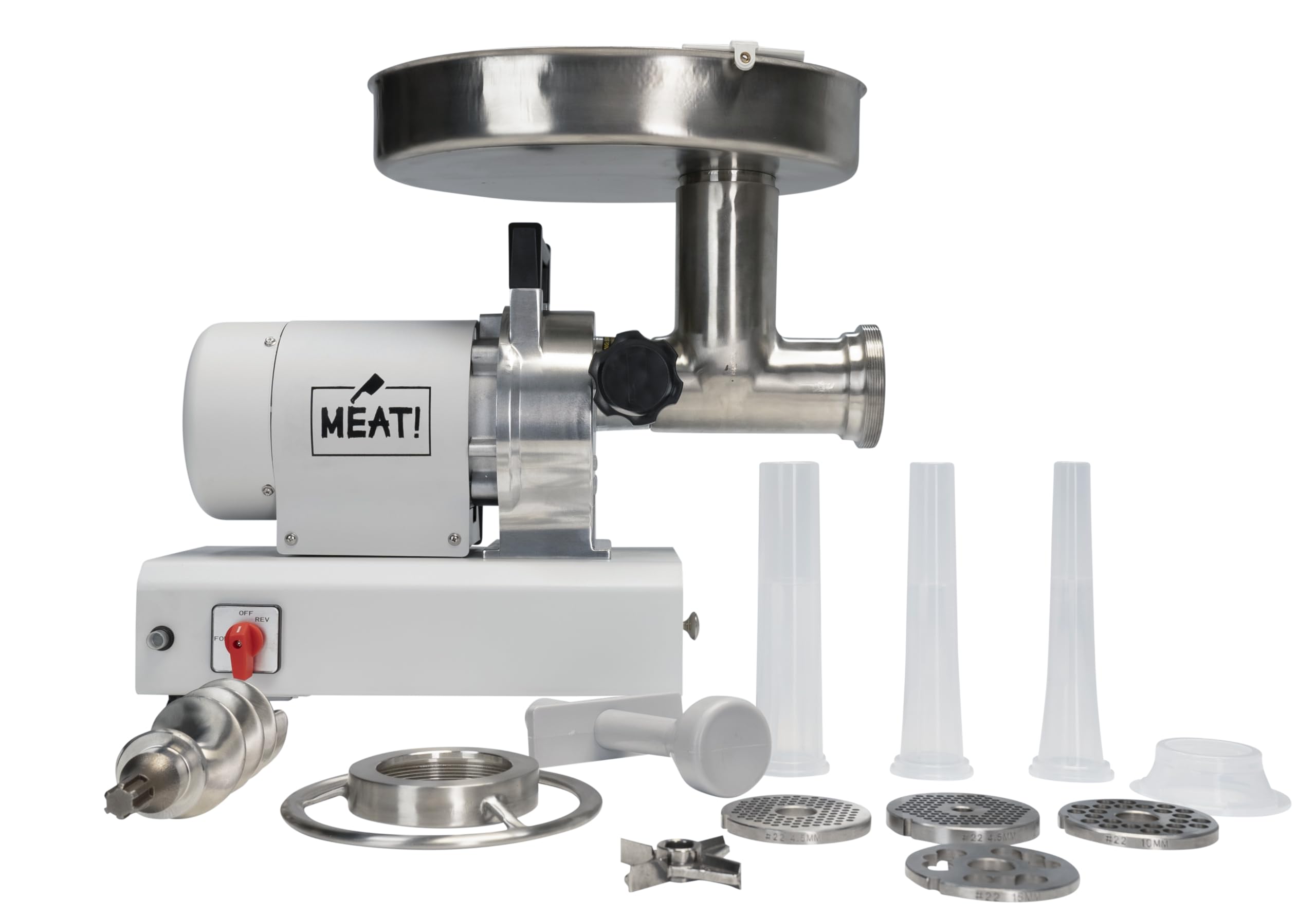 [廃盤] MEAT EATERS　So Messed Up 8 Electric Meat Grinder & Sausage Stuffer | Weston Brands