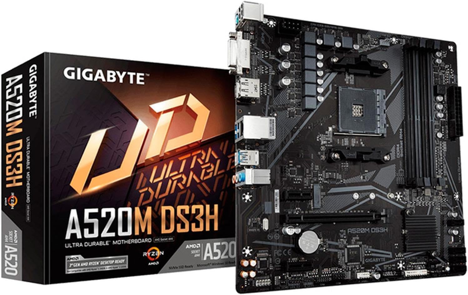 Review da Placa-Mãe Gigabyte A520M DS3H: Testado por 7 dias para gamers