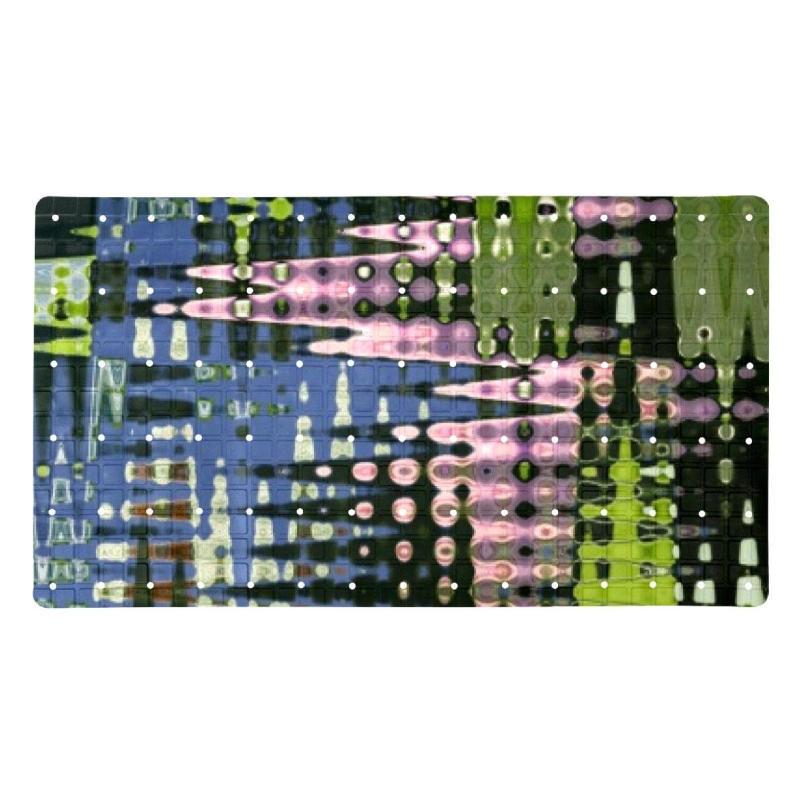 Tapis de salle de bain 40x70 cm antidérapant à ventouses texturé