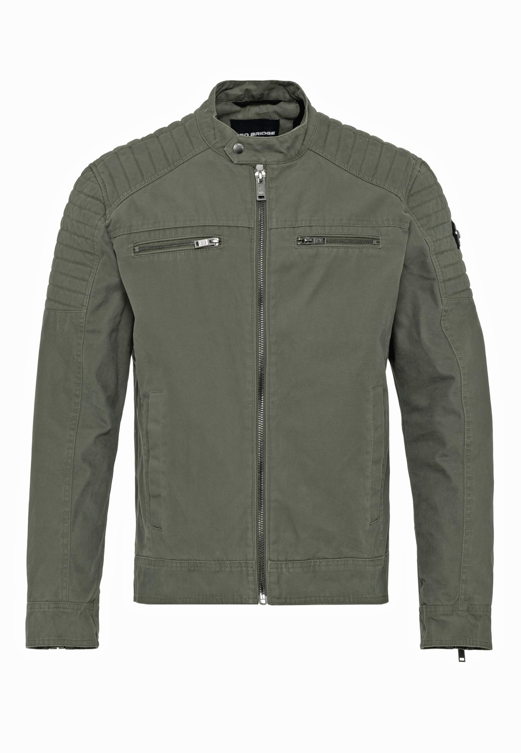 Redbridge Premium Jacke im Bikerstil Casual mit Frontreißverschluss