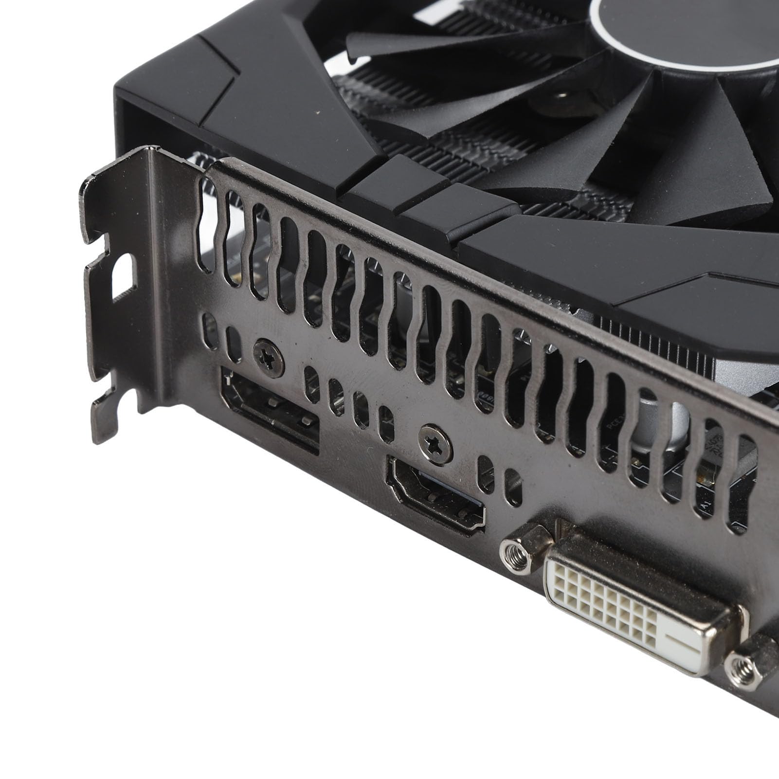 Karta graficzna RX 580, 256-bitowa karta graficzna GDDR5 1286/7000 MHz, karta graficzna PCI Express 3.0 do gier, HDMI DP DVI z podwójnym wentylatorem do gier biurowych i komputerowych