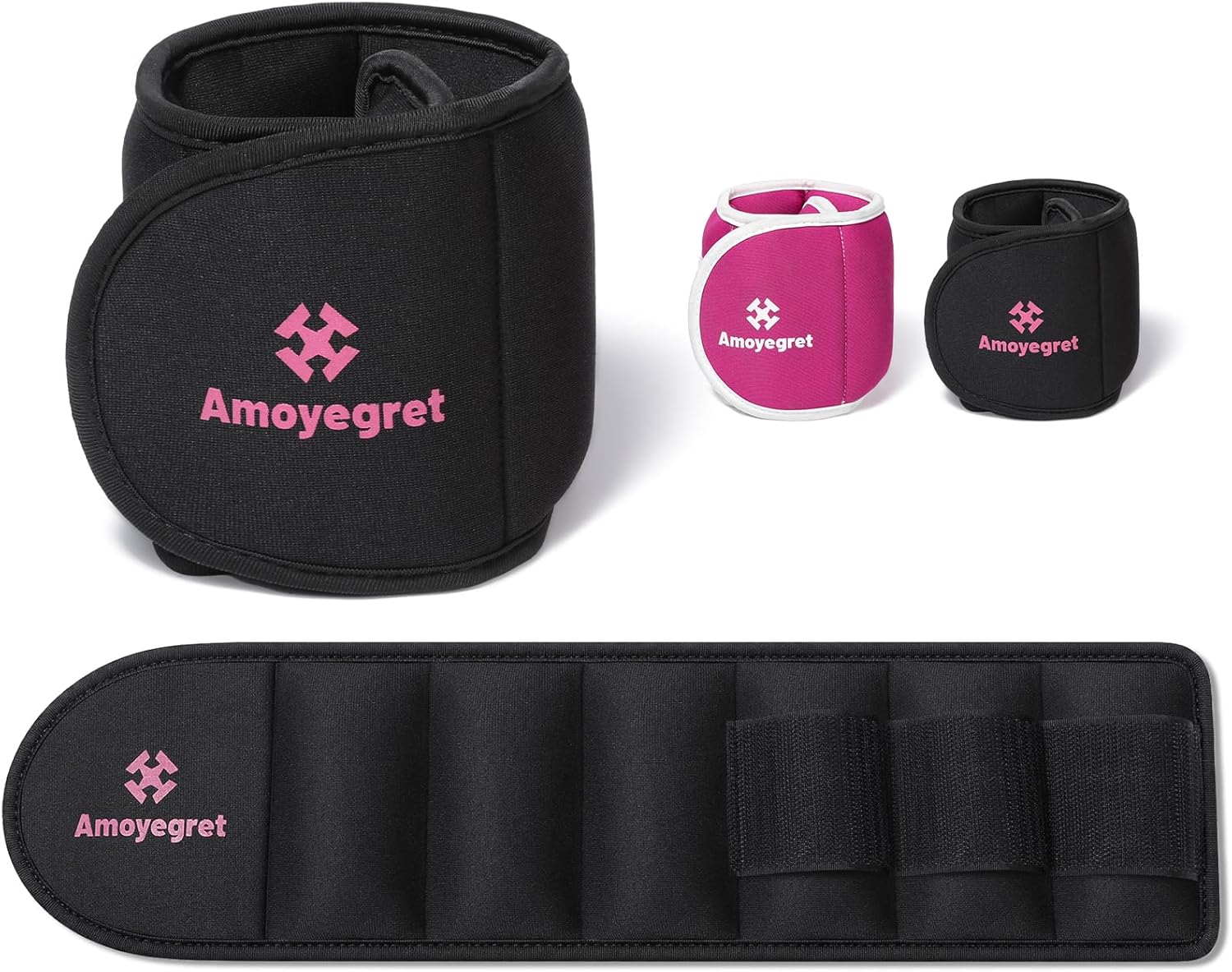 Ankle Weights, Wrist & Leg Weights for Women Men – Weighted Wristbands & Foot Weight | Comfortable Fixed Weight Set (2/3/4/6/10 lbs Pair), Soft Breathable Fabric, Ideal for Walking, Workout