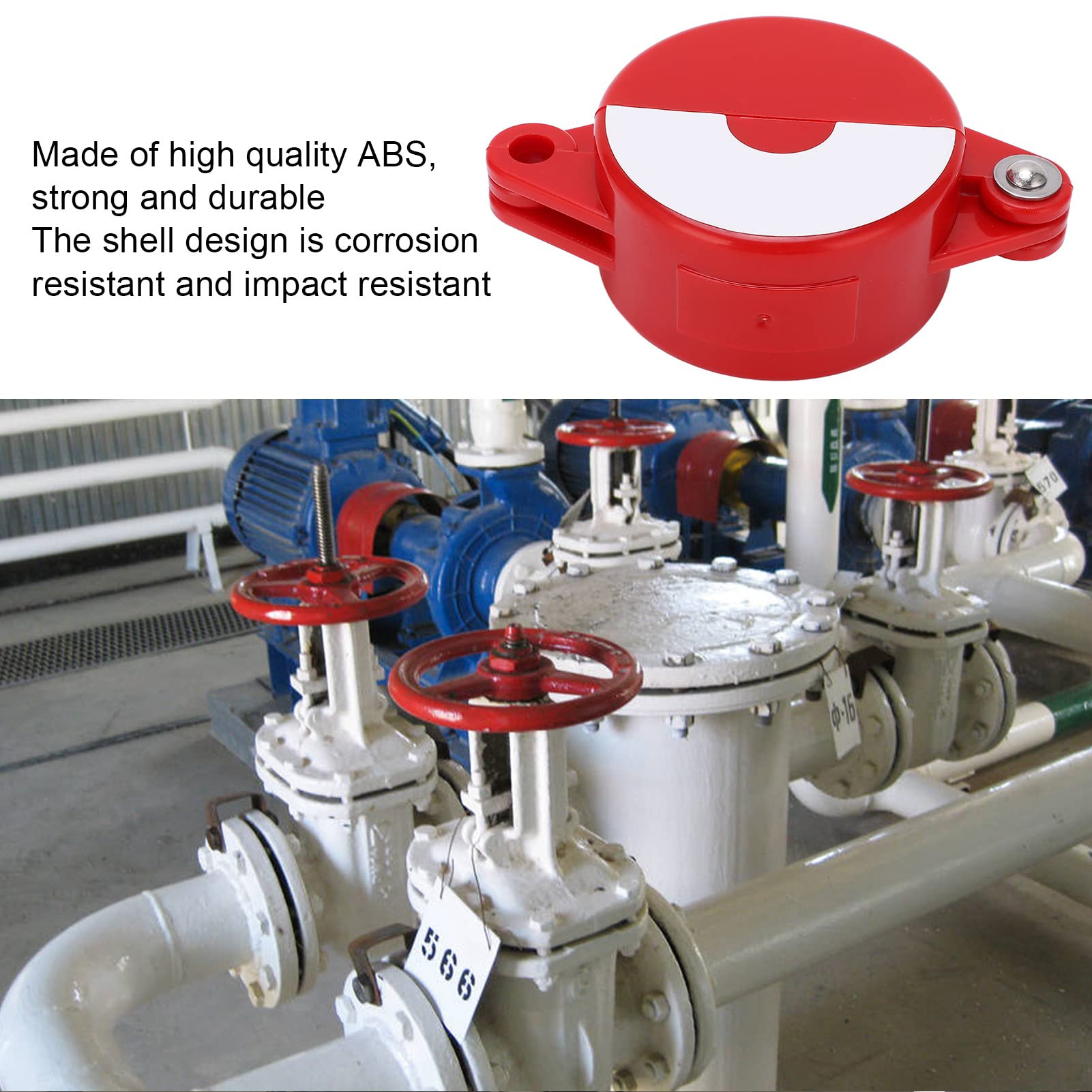 Valves Lockout ABS Safety Valves Lock Suitable for Handwheels from 25 to 64mm Fit for GV 01