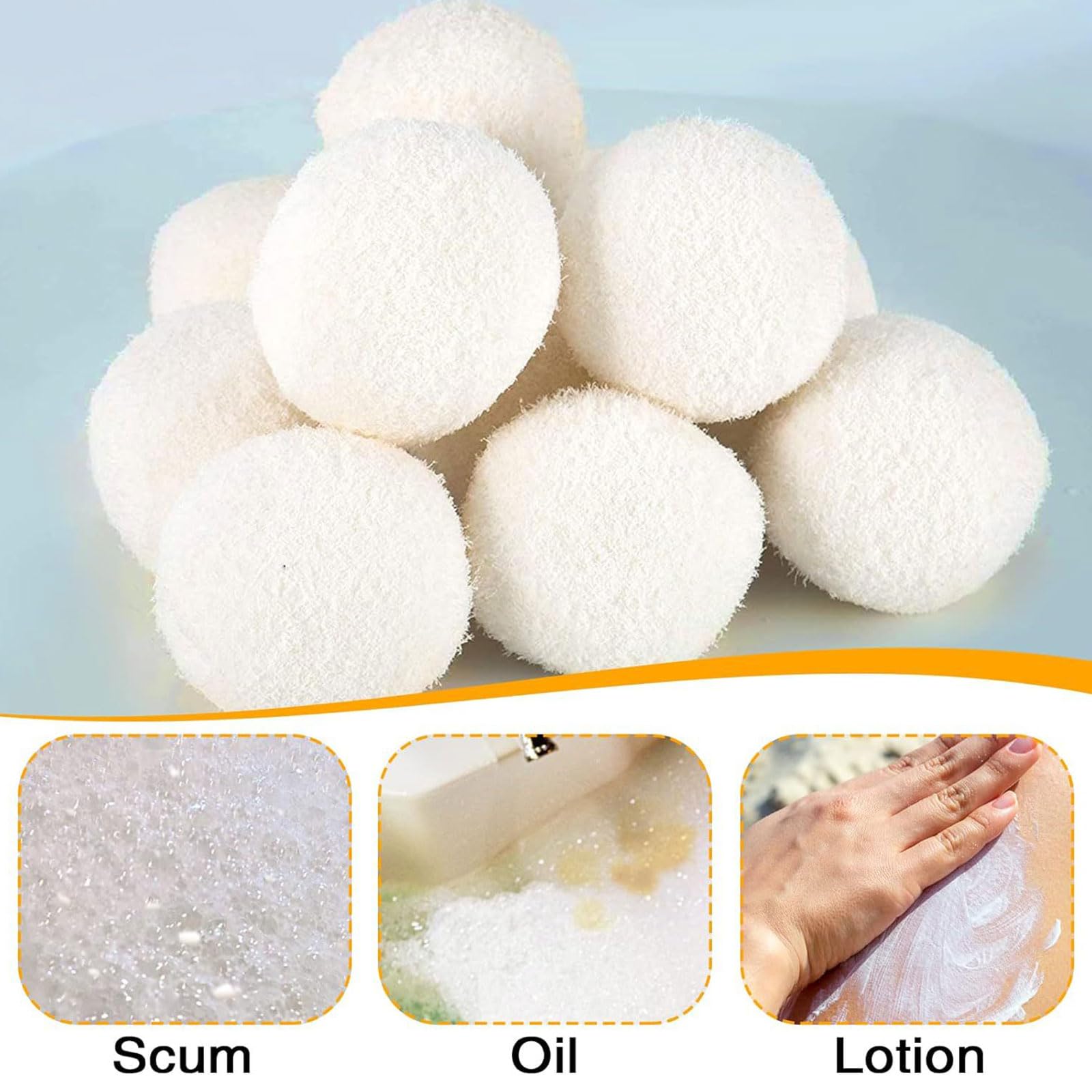 Swim Pool Sponge Floating Pool Filter Swimming Pool Filter Cotton Pool Accessories