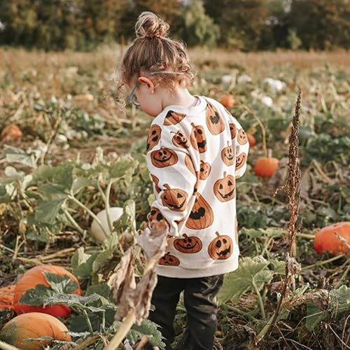 Miniatura 3 de Ropa de Halloween para bebé, niña y niño, disfraz de calabaza con texto en inglés "My First Halloween"