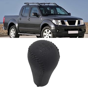 6 Speed Leather Gear Shift Knob for Ni-ssan for Navara D40 for Frontier 05-15 Gear Level Knob Shift Lever Auto Accessories