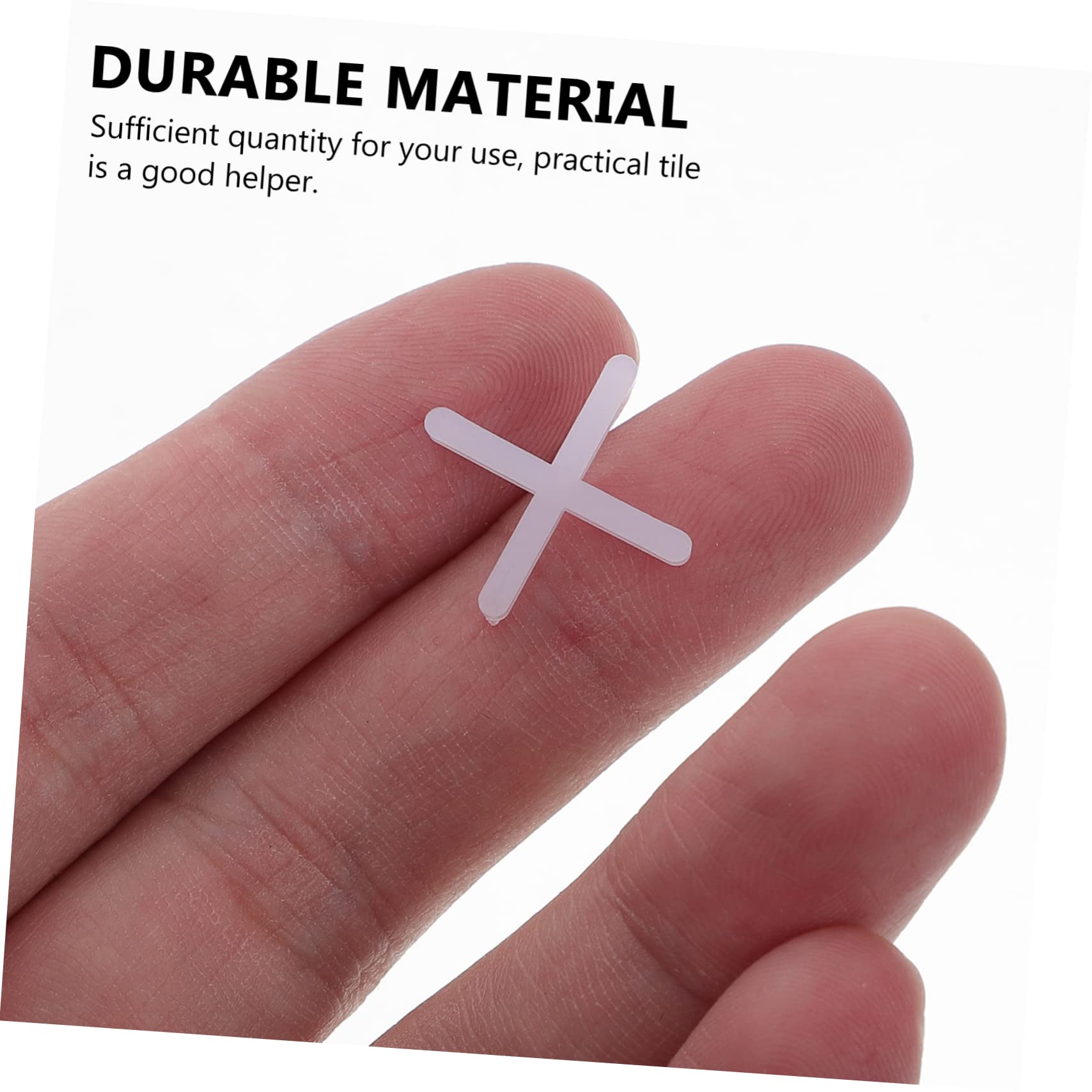 Lot de 10000 Croisillons de Nivellement pour Carrelage en Pe, Forme Croix, Légers et Pratiques pour Pose Rapide au Sol