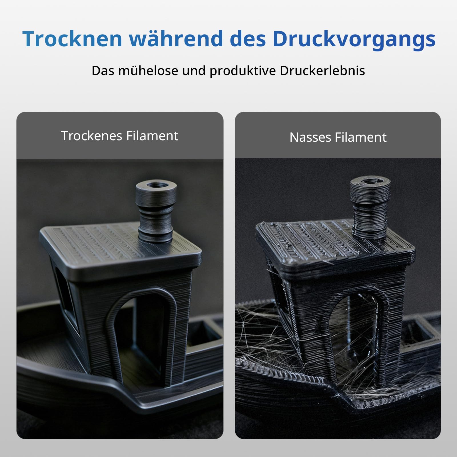 Anycubic ACE 2 Pro Mehrfarbiger 3D Druck, 65 °C Hochtemperaturtrocknung, Schnellerer Filamentwechsel, Kompatibel mit Kobra X, Kobra S1 und Kobra S1 Max, Nicht mit ACE Pro koppelbar