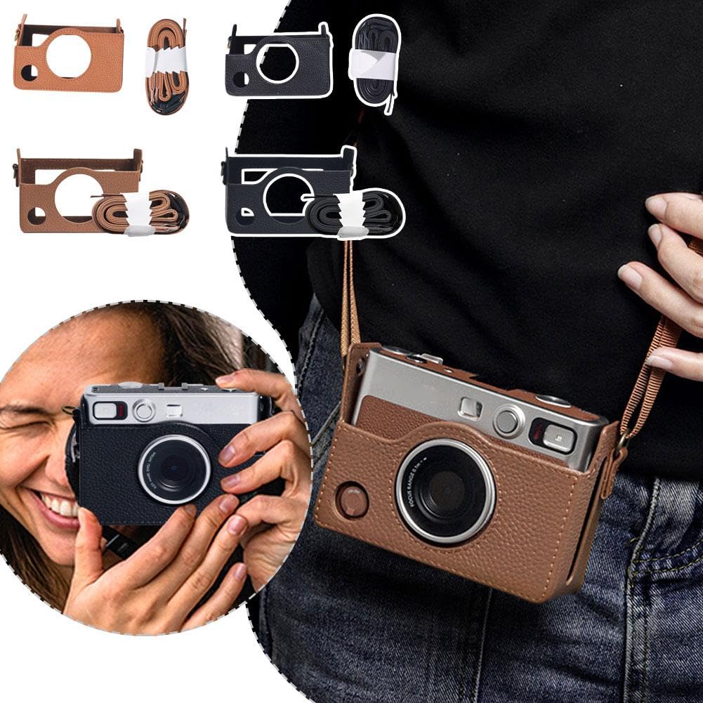 Custodia per fotocamera istantanea Borsa per fotocamera in pelle PU Fibbia magnetica con tracolla compatibile – acquista a prezzi convenienti sul marketplace