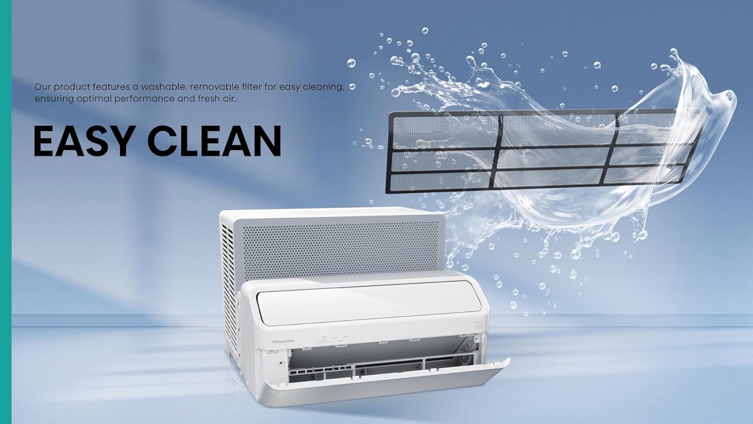 Hisense 8,000 Btu Smart Inverter Window Air Conditioner Easy...