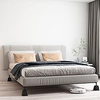 Vista 4 de Elevadores de cama resistentes de 5 pulgadas, elevadores de muebles para marco de cama, sofá, escritorio, silla, elevan hasta 3500 libras, juego