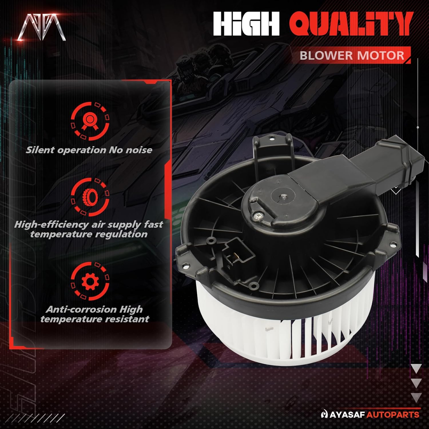 MAYASAF 700260 HVAC Blower Motor Assembly fit for Honda 2013-2015 Civic/2013-2017 Accord/2012-2016 CR-V, for Acura 2015-2018 RDX/2016-2017 ILX