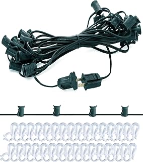 25Ft Green String Set with Clips