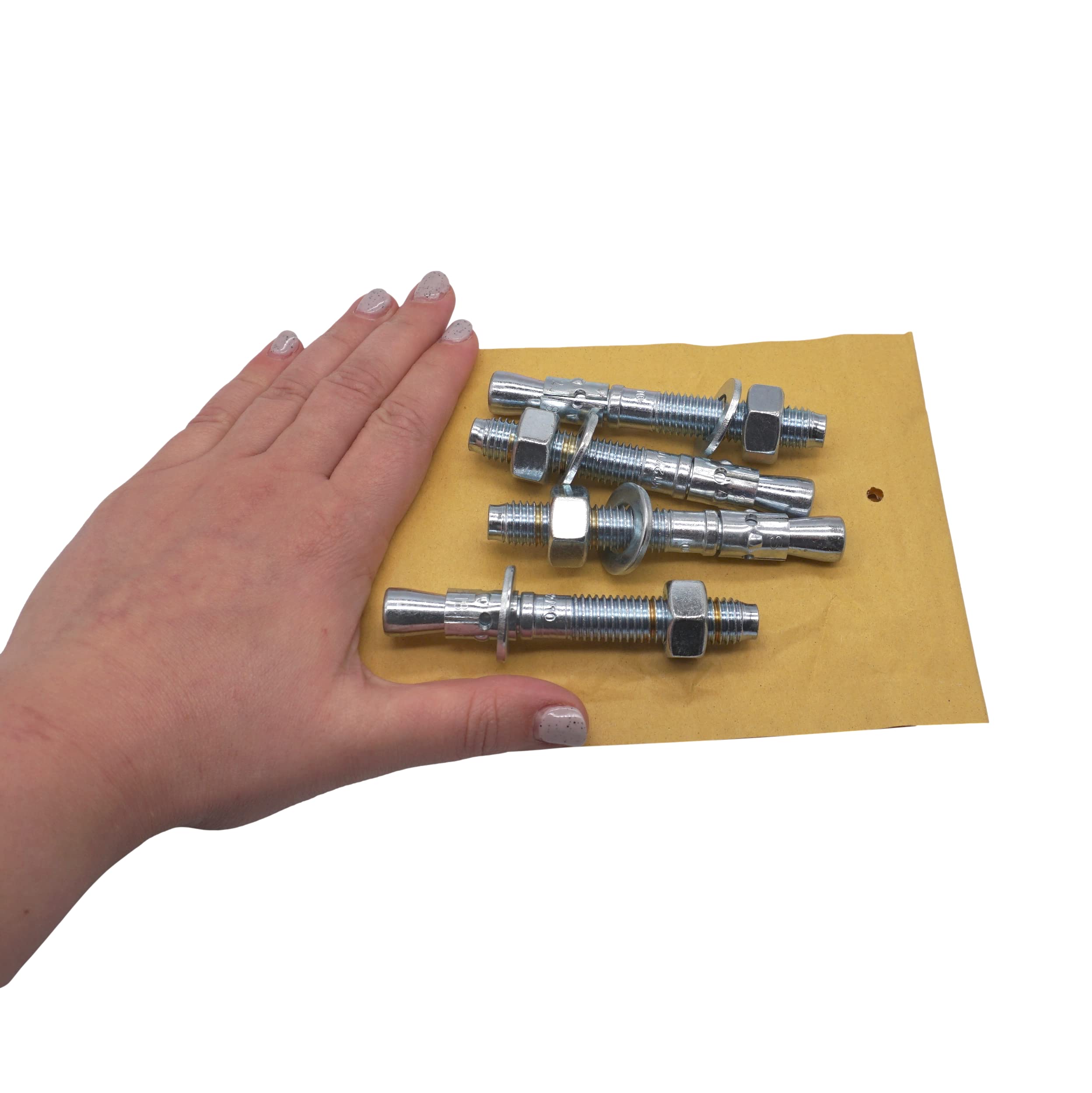 10 Tasselli A Cuneo M12 X 110 Mm - Acciaio Zincato Per Muratura - Foto 9