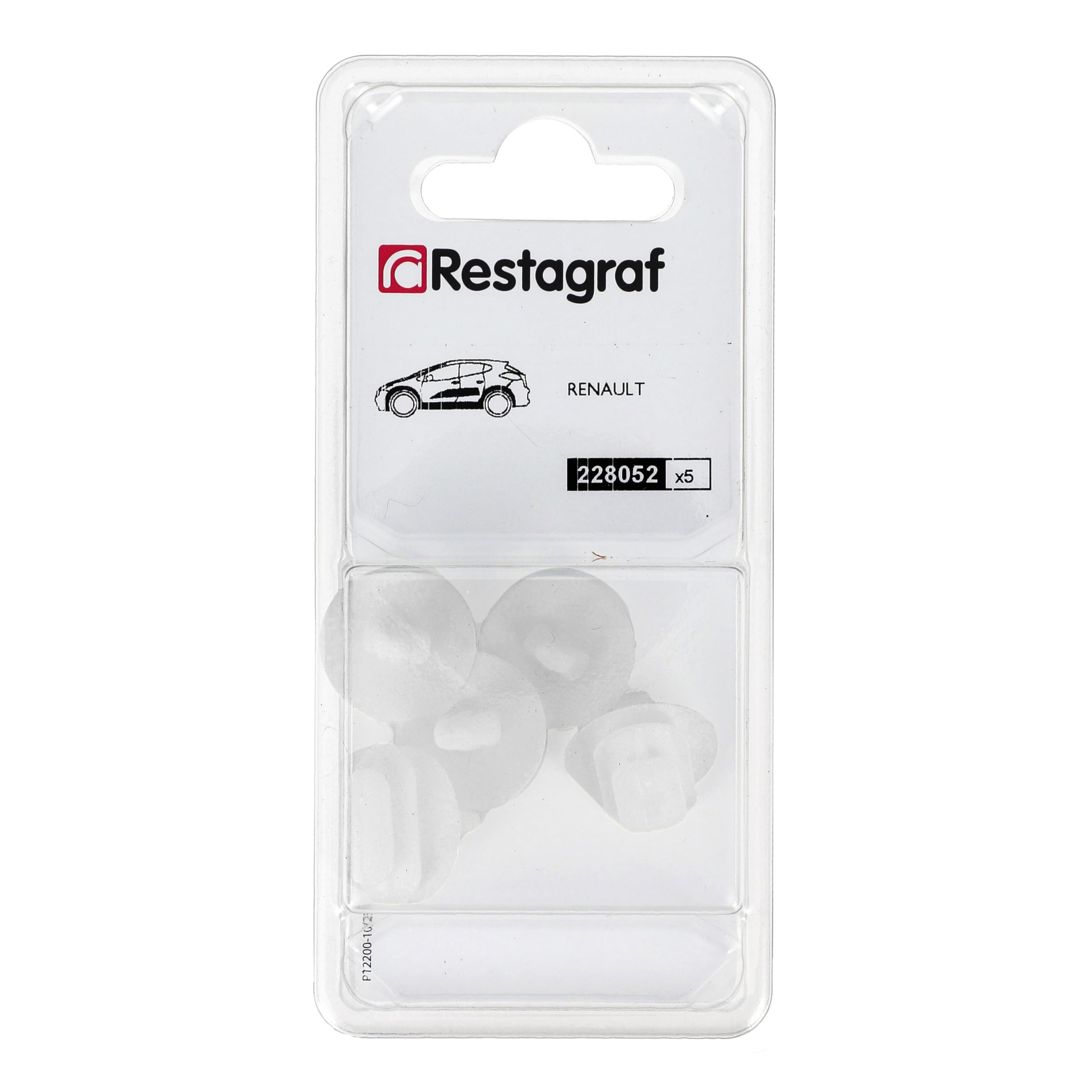 RENAULT AGRAFE PLASTIQUE CEINTURE DE CAISSE RESTAGRAF N° 1208