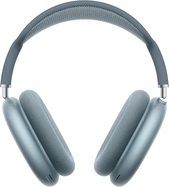 Apple AirPods Max Wireless Over-Ear Headphones, Pro-Level Active Noise Cancellation, Transparency Mode, Personalized Spatial Audio, USB-C Charging, Bluetooth Headphones for iPhone - Blue