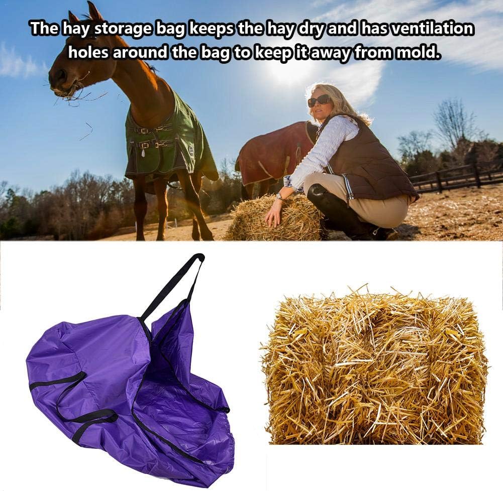Yunn Portable Hay Storage Bag Foldable Horse and Livestock