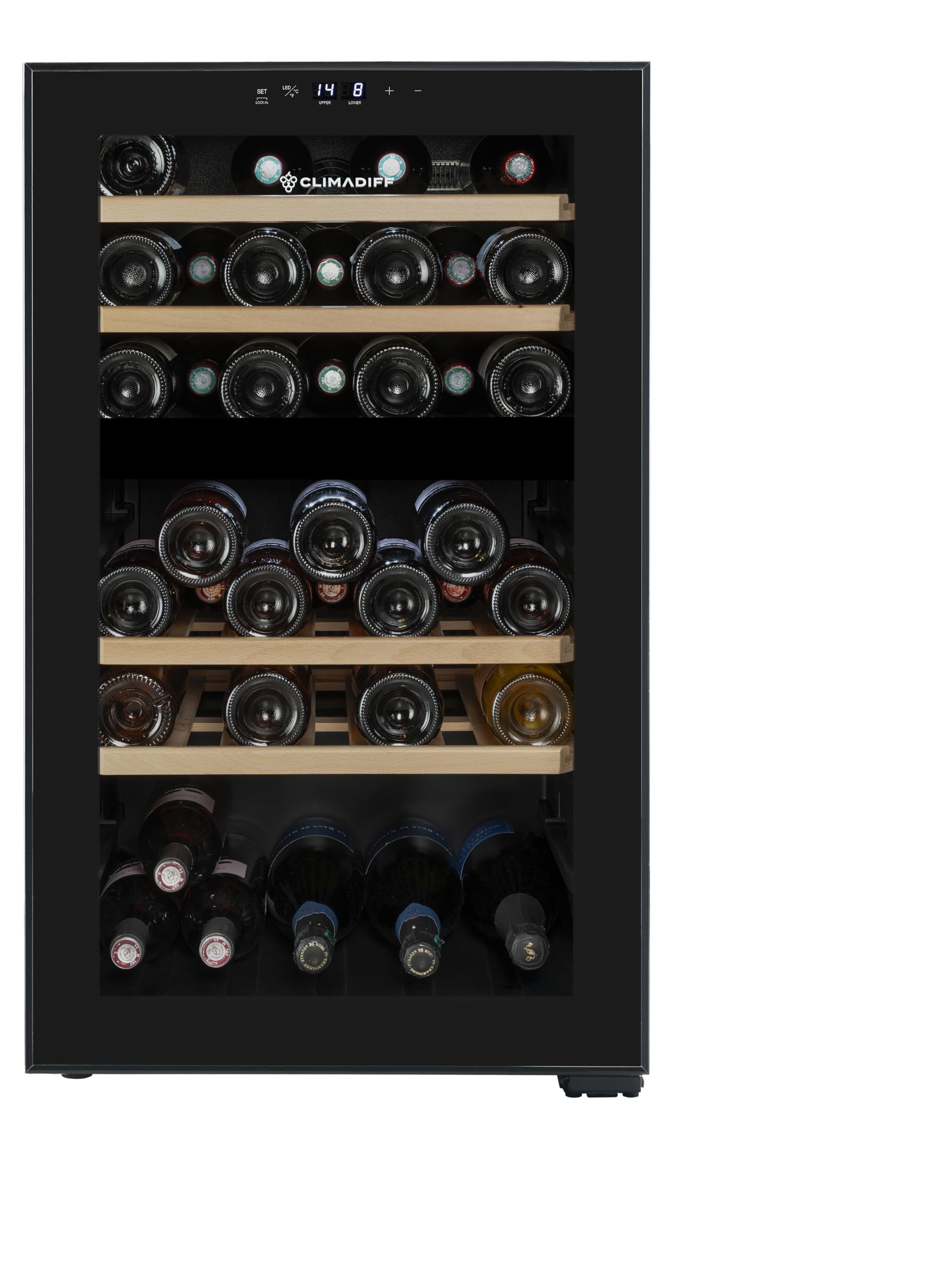 CLIMADIFF Cave à vin de service CEPAGE52DZF – 52 bouteilles