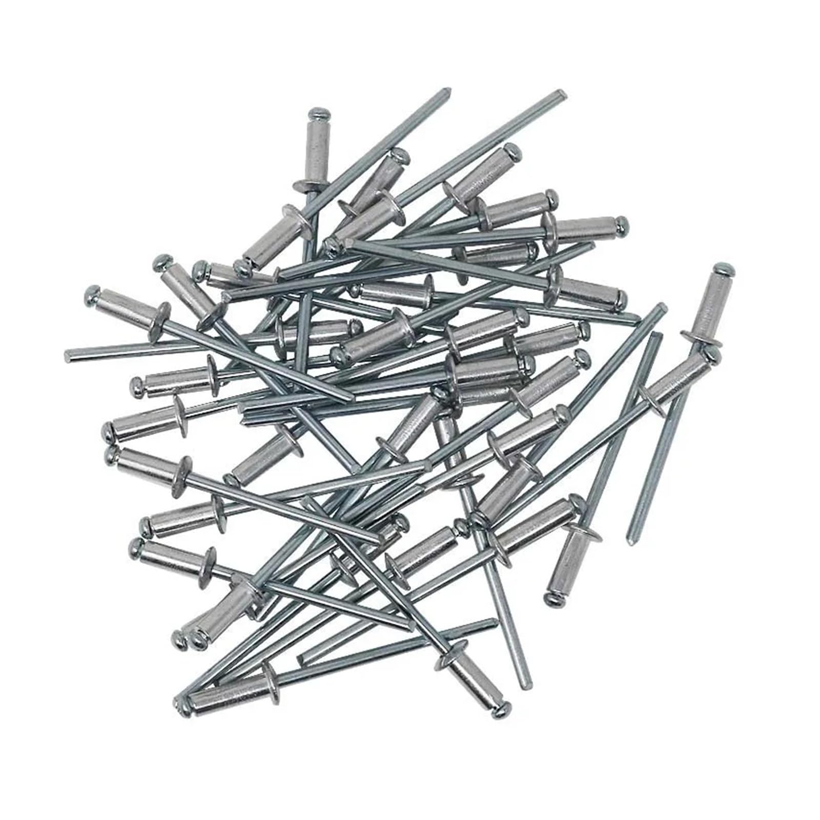 Mehrere Größen Aluminium-Kuppelkopf-Blindnieten, sortiertes Set, 215-teiliges Nietenset, Kupfernägel, Remaches