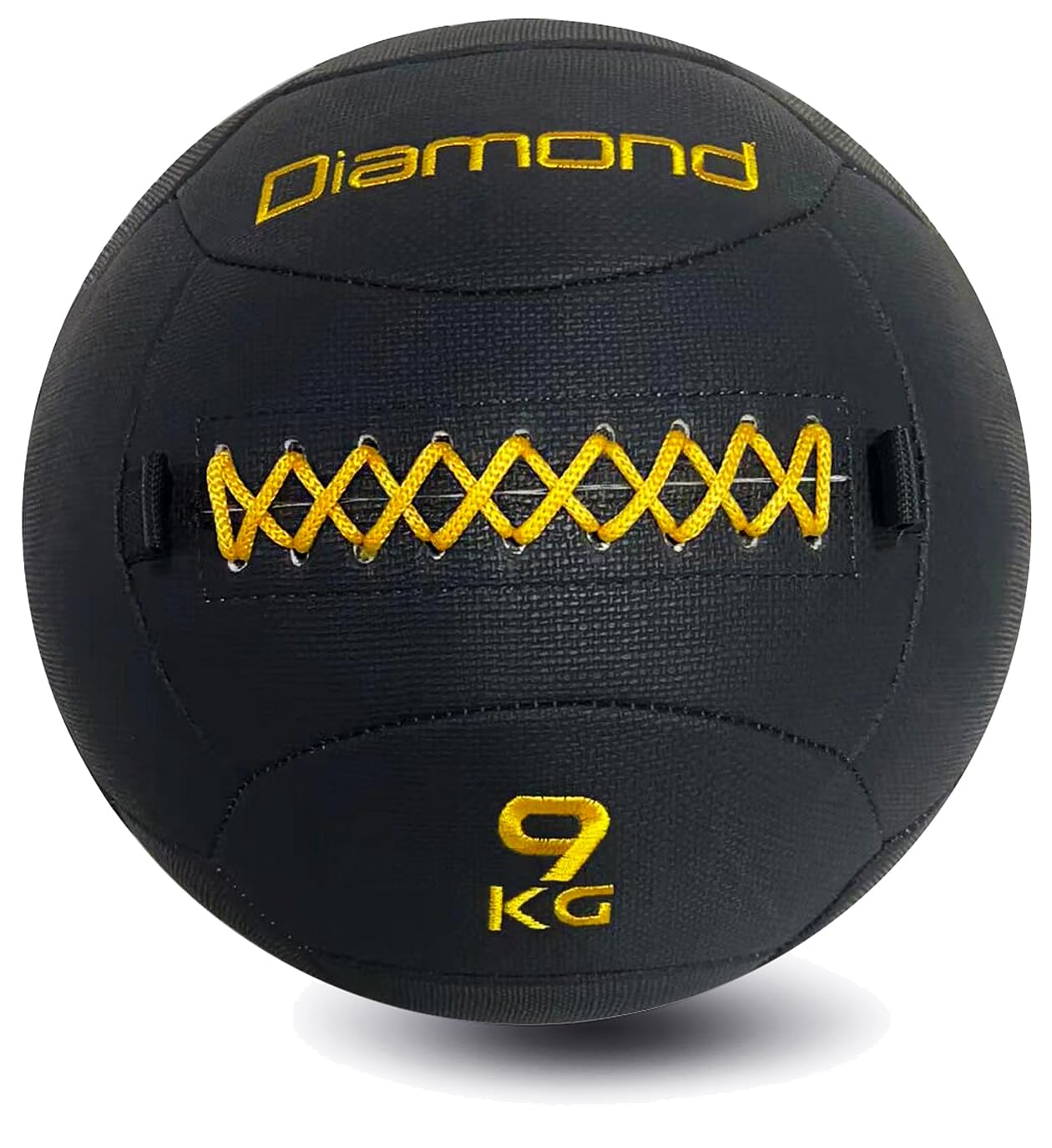 G5 HT SPORT Wall Ball DIAMOND per Crosstraining [4, 6, 9 kg] Palla Professionale in Pelle con Cucitura Rinforzata | Palla Medica, Palla Fitness per Workout Intensivi e Competizioni