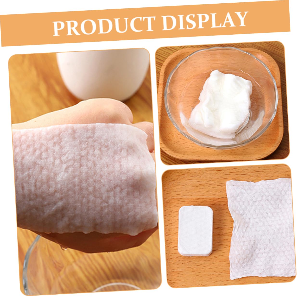 1packung Compressed Facial Cleansing Pads Gewebte Makeup Pads Für Effektive Gesichtsreinigung Sanft Zur Haut Für Make-up Entfernen Und Hautpflege