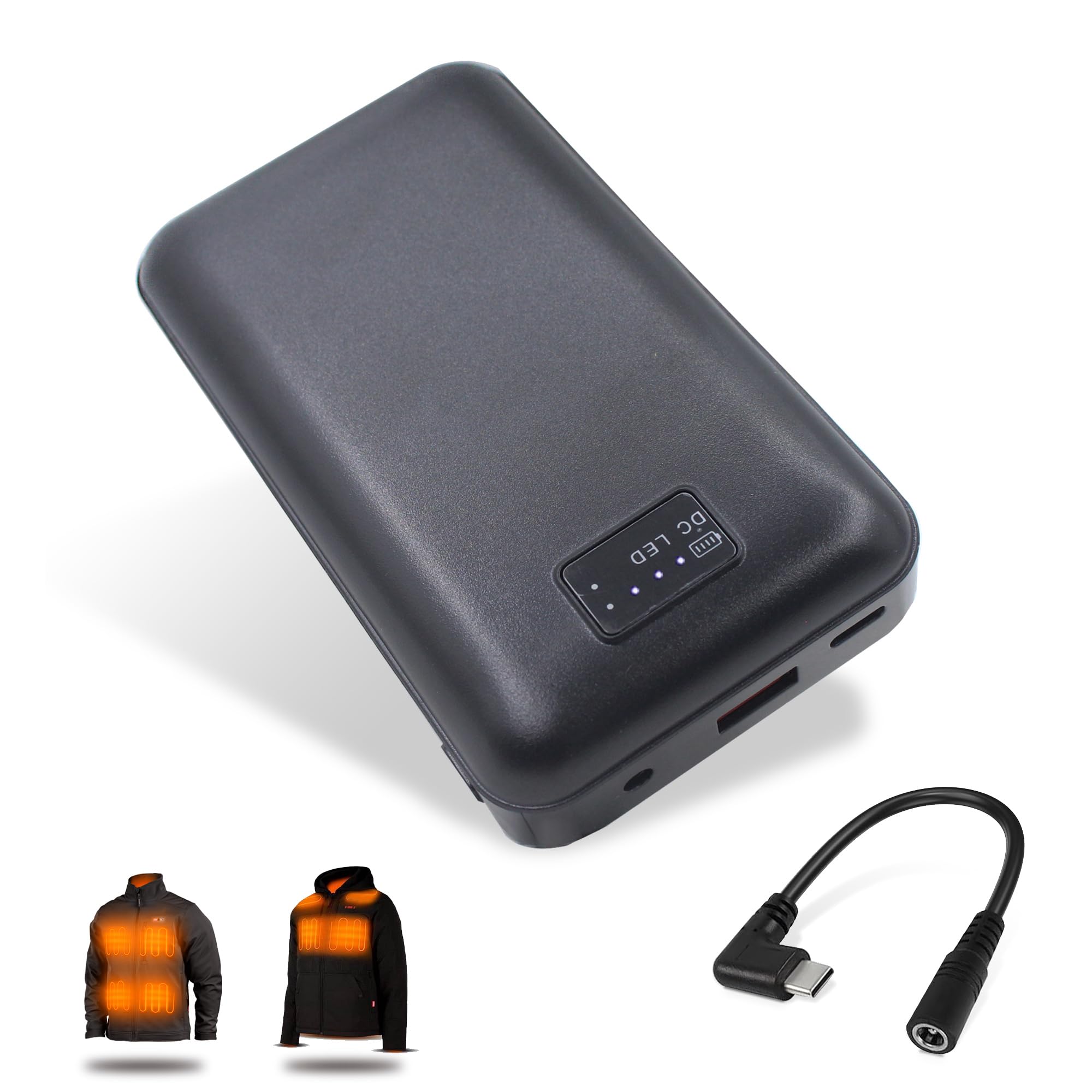 Amazon.com: Wamlet 12V Heated Jacket Battery PD QC3.0 Power Bank