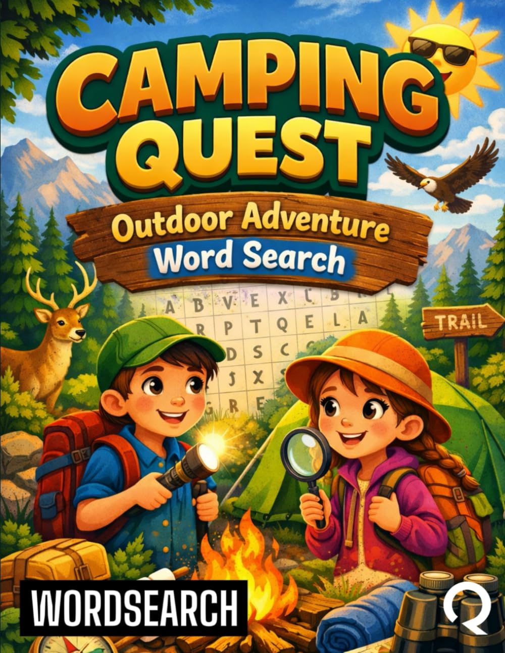 Camping Quest: Outdoor Adventure Word Search