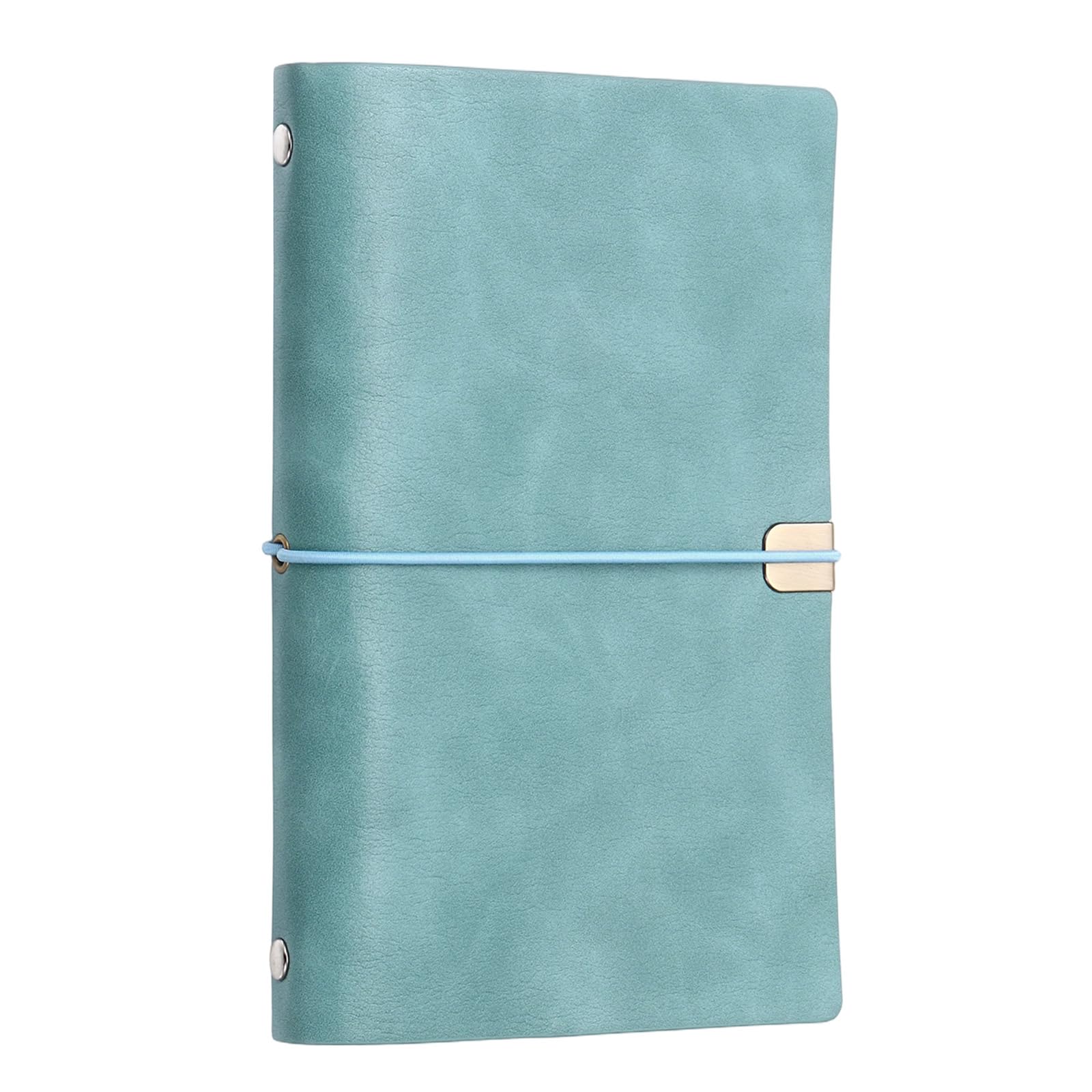Protège-carnet A6 bleu ciel pour vos notes de réunion de travail - 7