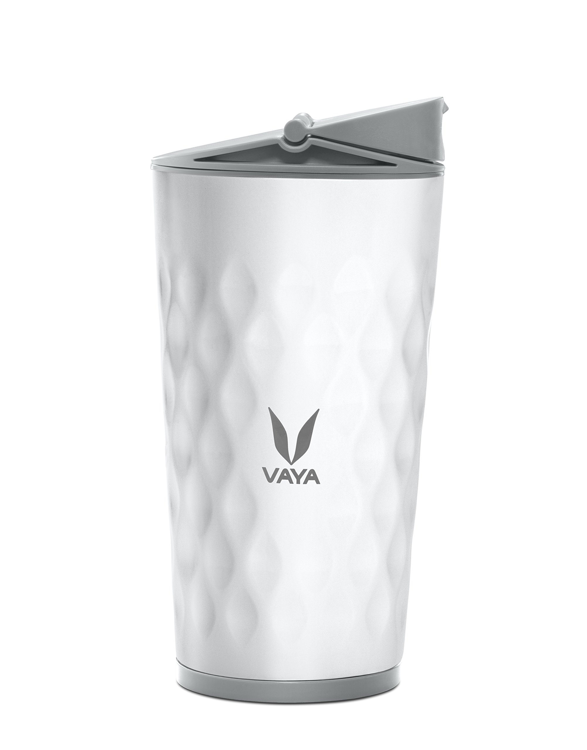 DRYNK 350 ml Thermosteel Vacuum Insulated Flask, Sipper Water Bottle (Tumbler+Sipper), White