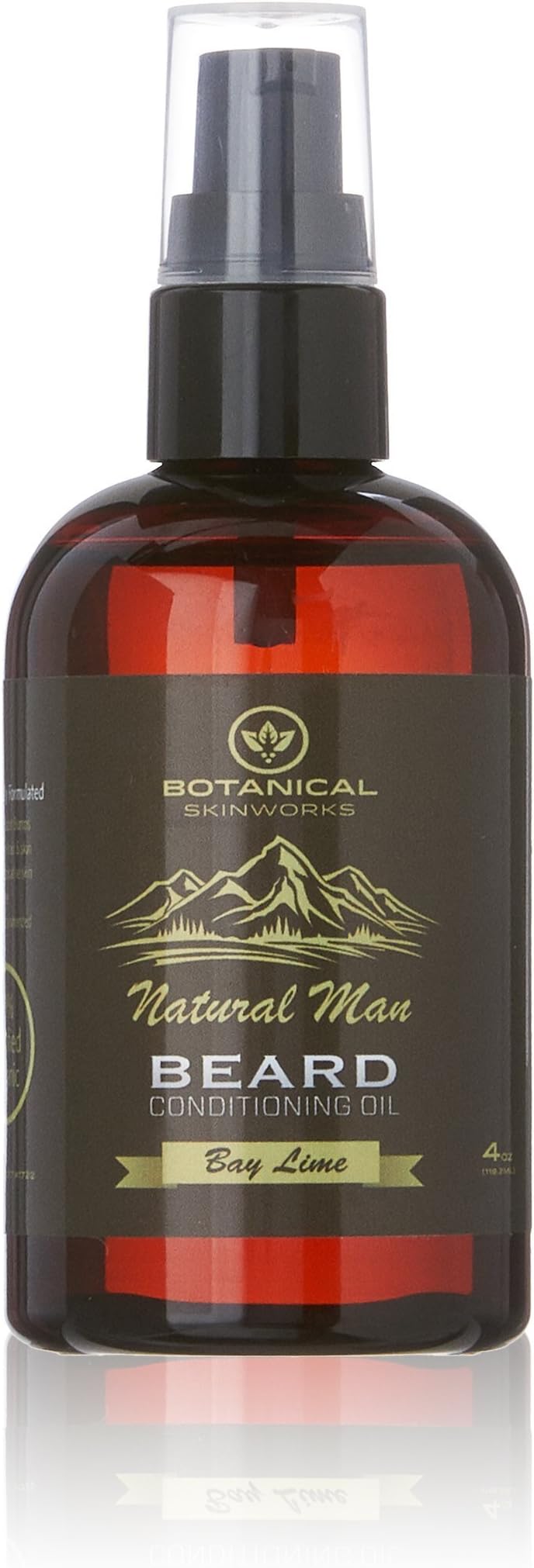 Botanical Skin WorksNatural Man Bay Lime Beard Oil - All Natural Beard Conditioner by Botanical Skinworks, 4 Ounce