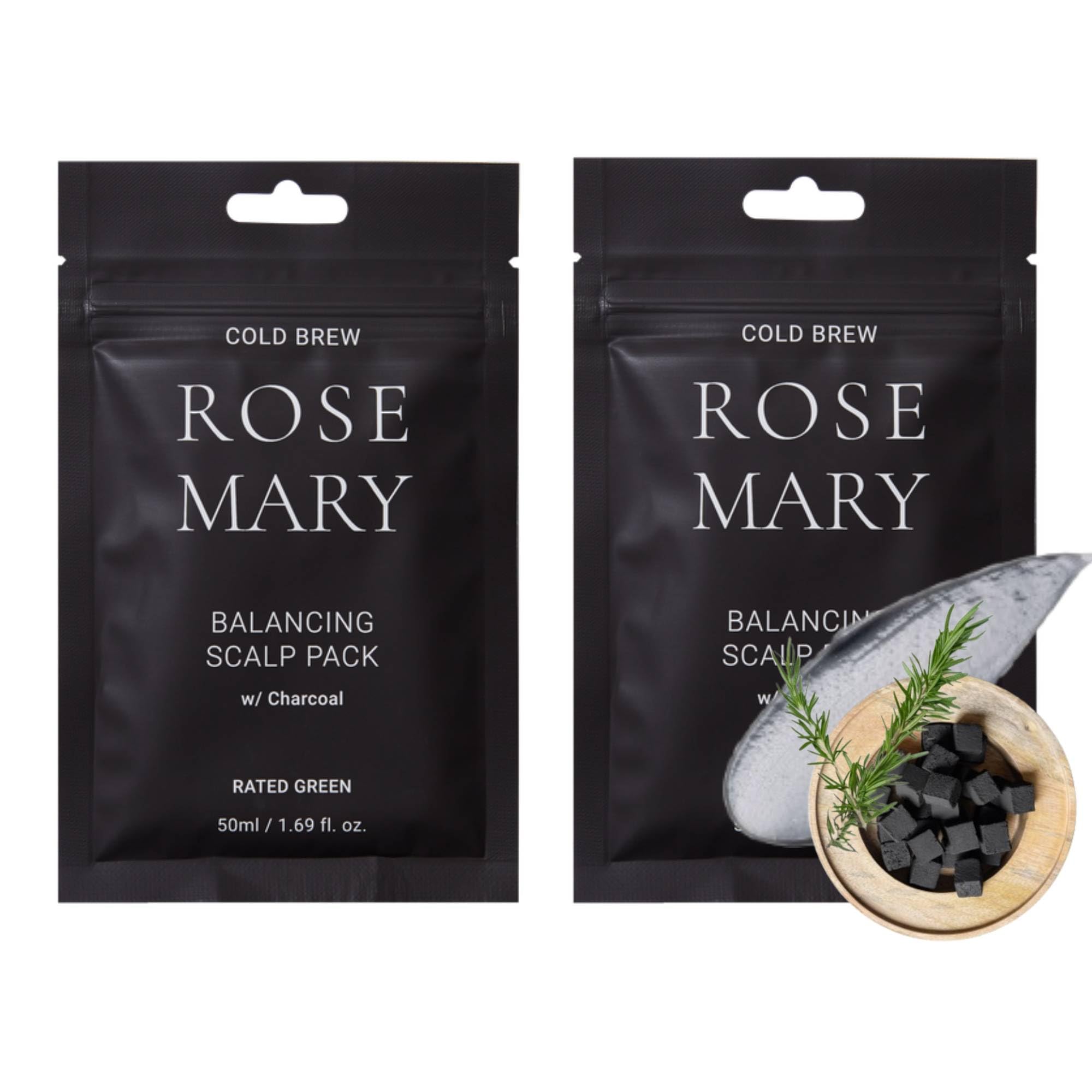 Cold Brew Rosemary Balancing Scalp Pack W/Charcoal 50 ml