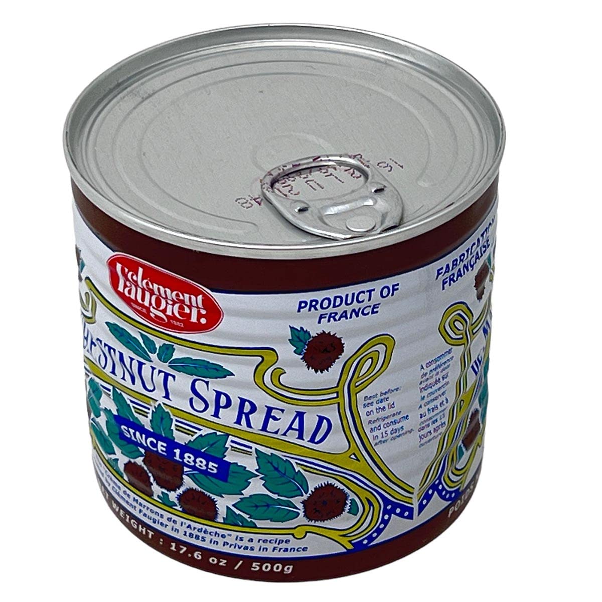 Clément Faugier - Crème de Marrons de l'Ardèche - 500g - Lot de 4