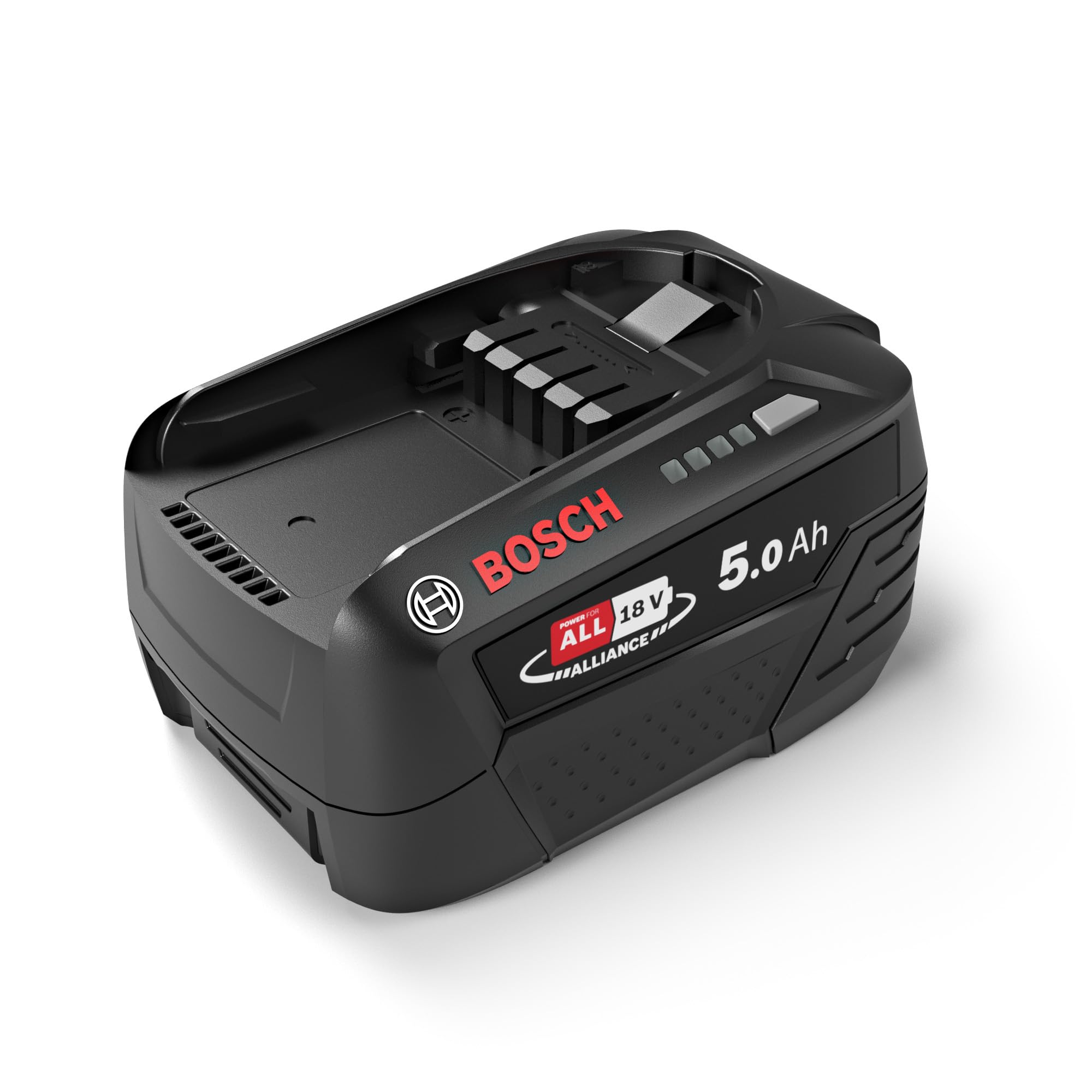 Bosch Wechselakku Power for All 18V 5.0Ah BHZUB1850, geeignet für alle kabellosen Unlimited Akku-Staubsauger, extra Lange Laufzeit, hohe Leistung, geeignet für anspruchsvolle Reinigungen, schwarz