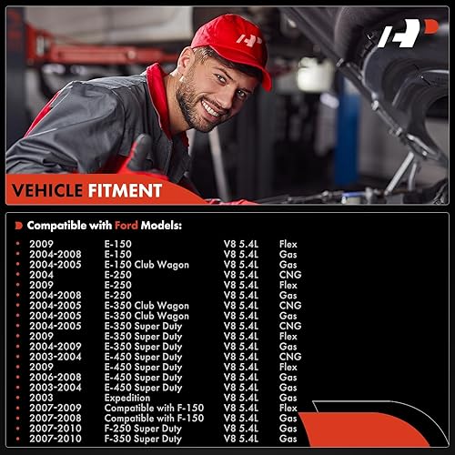 Miniatura 2 de A-Premium Inyectores de combustible compatibles con Ford E-150, E-250, Expedition, F-150, E-150/E-350 Club Wagon, E-350/E-450/F-250/F-350 Super