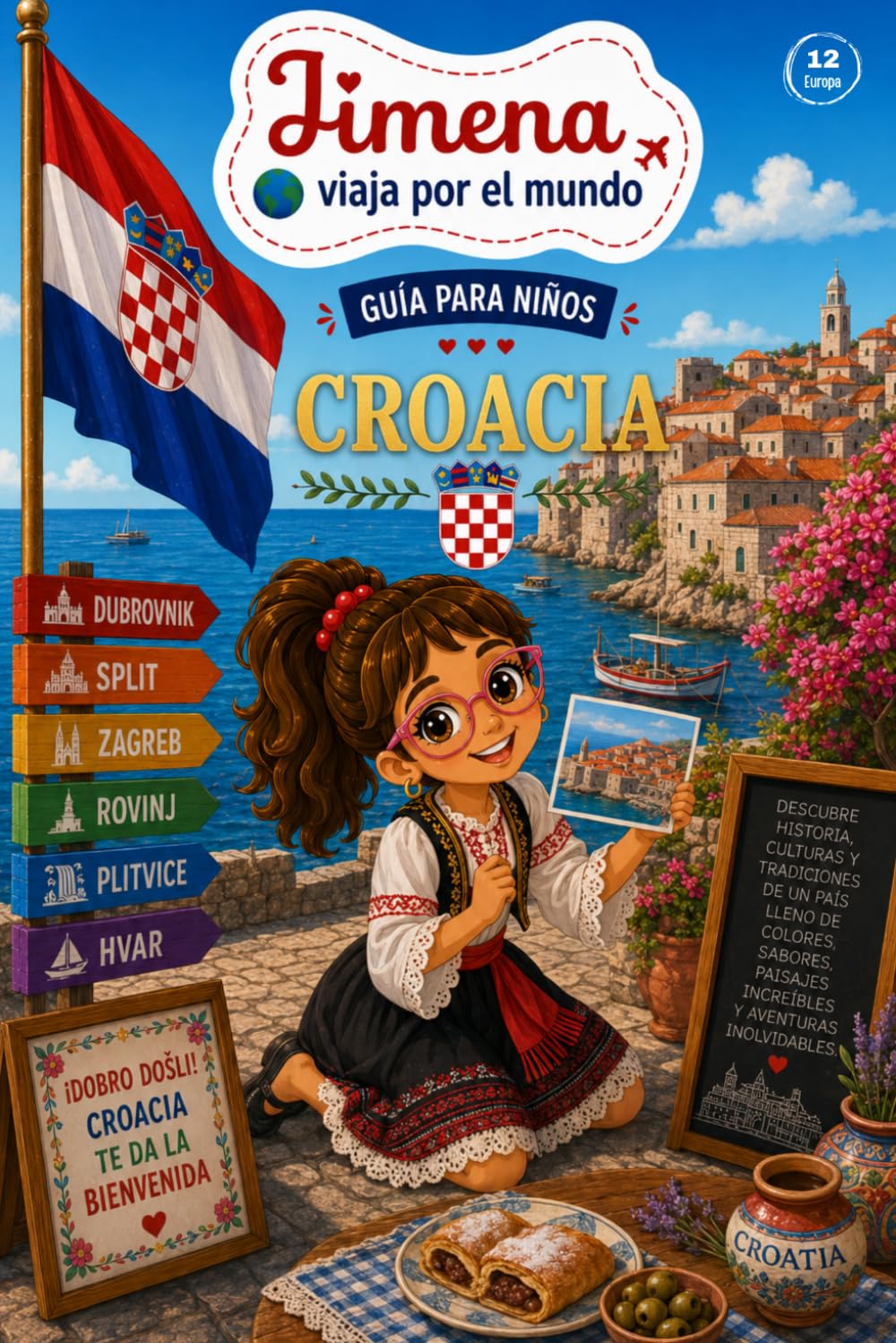 Guía de Croacia para niños: Viaja, aprende y descubre con Jimena (Jimena viaja por el mundo)