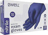 Vista 9 de OWELL® Blue Medical Exam Nitrile Gloves – Disposable Gloves for Dental & Medical Use, Powder-Free, Latex-Free, Chemo Rated