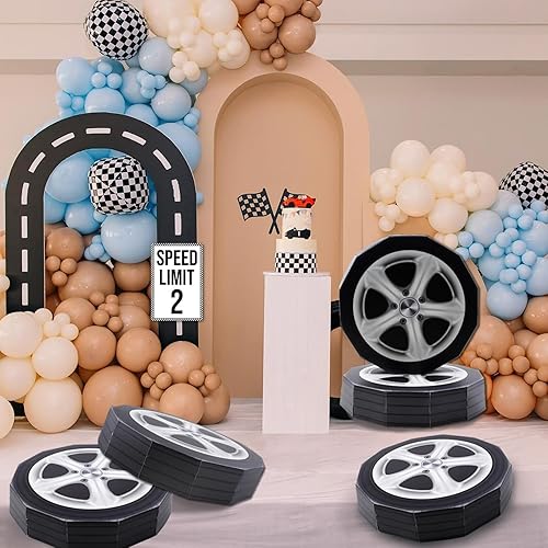 Miniatura 4 de Speed Limit 2 - Letrero de 2 cumpleaños rápido para niños, decoración de fiesta de automóviles, divertidos letreros de metal para decoración de